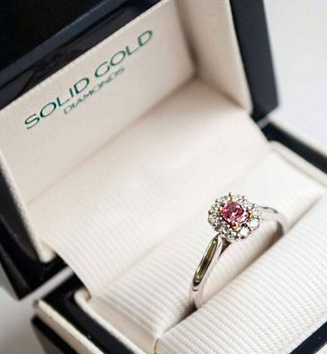 Argyle pink diamond ring