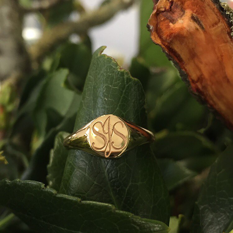 Gold Jewellery Personalised Signet Ring