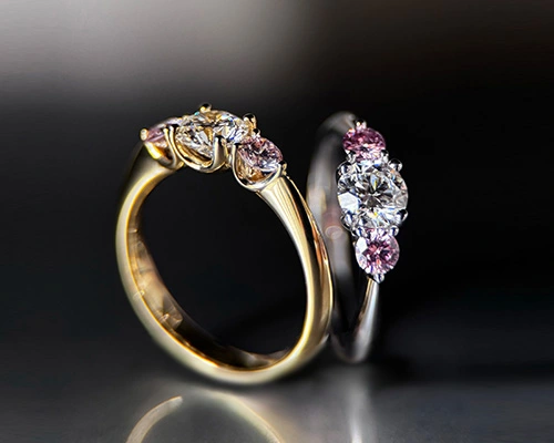 Pink Diamond Engagement Rings Adelaide
