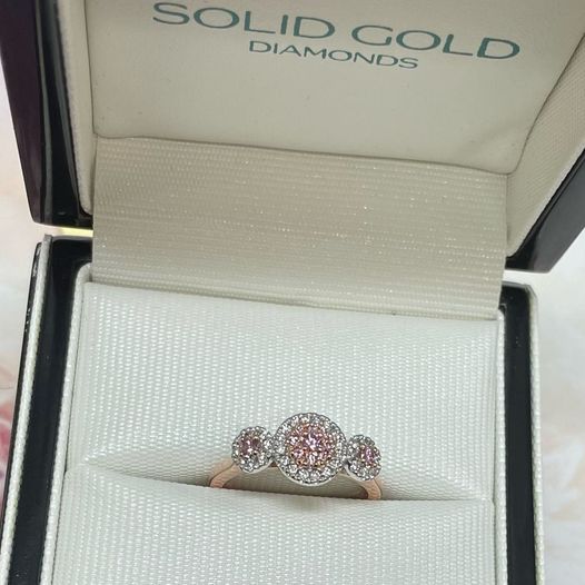 Pink Diamond Engagement Ring Adelaide
