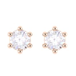 Half carat discount diamond earings