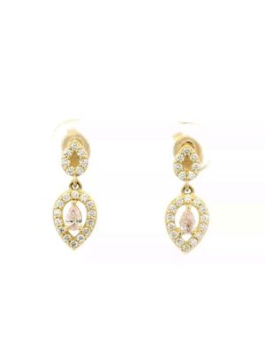  Aurora Elegance Argyle Pink Diamond Earrings