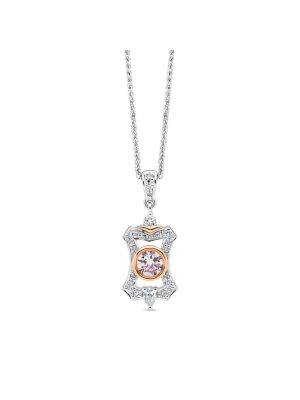  Argyle Pink Diamond Sunset Radiance Pendant Necklace