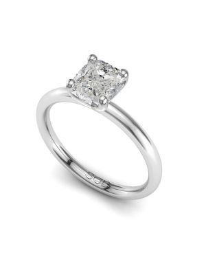  Classic Cushion Solitaire Engagement Ring