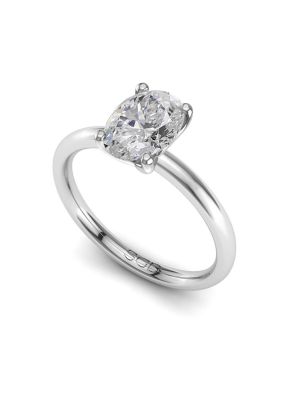  Classic Oval Solitaire Engagement Ring