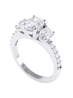  Oval Cut Diamond Ring