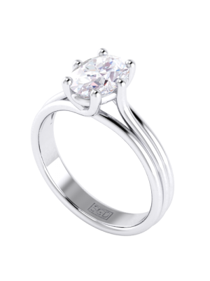  Oval Cut Solitaire Ring