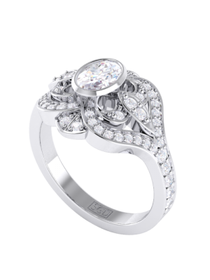 Oval Cut Multi Diamond Ring
