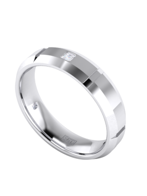  Princess Cut Diamond Mens Wedding Ring