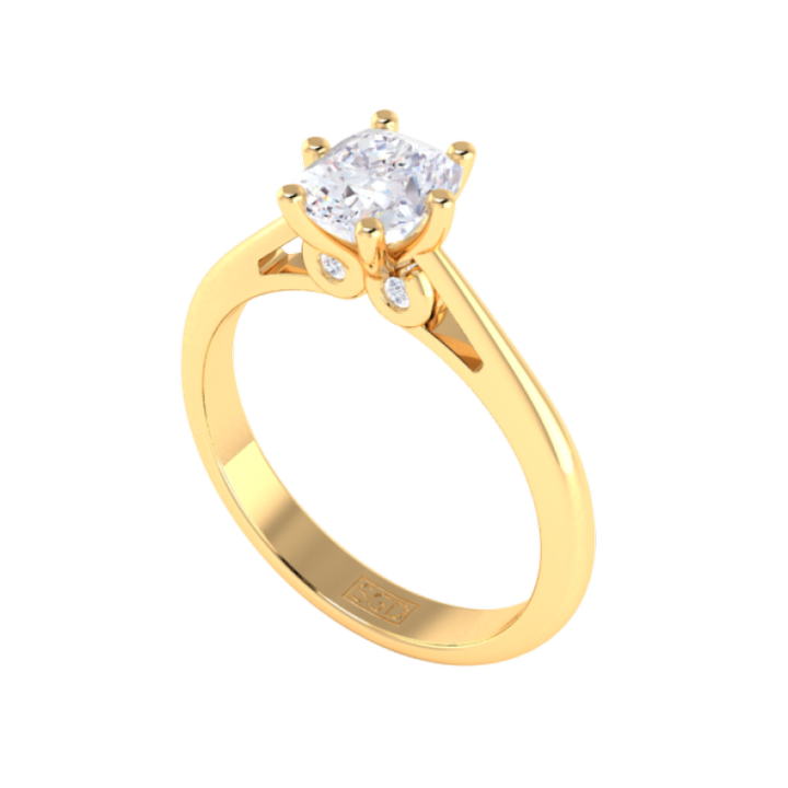 Elegant Solitaire Diamond Engagement Ring