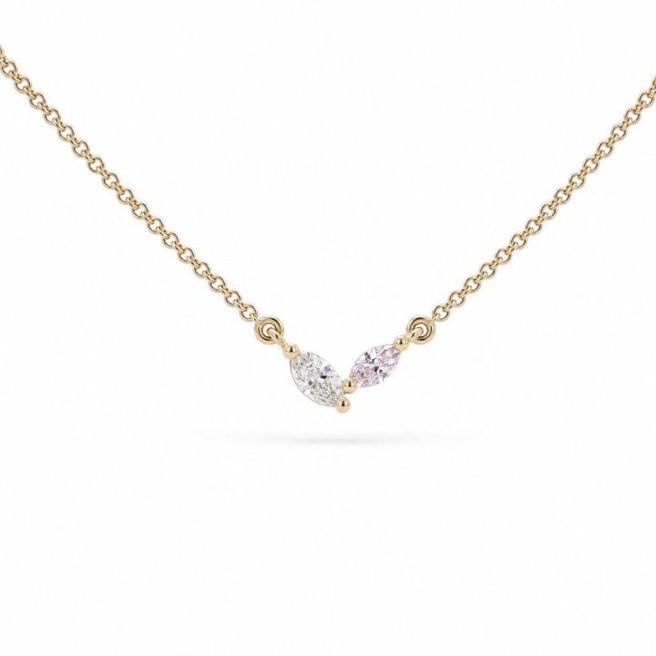 Argyle Pink Marquise Diamond Pendant