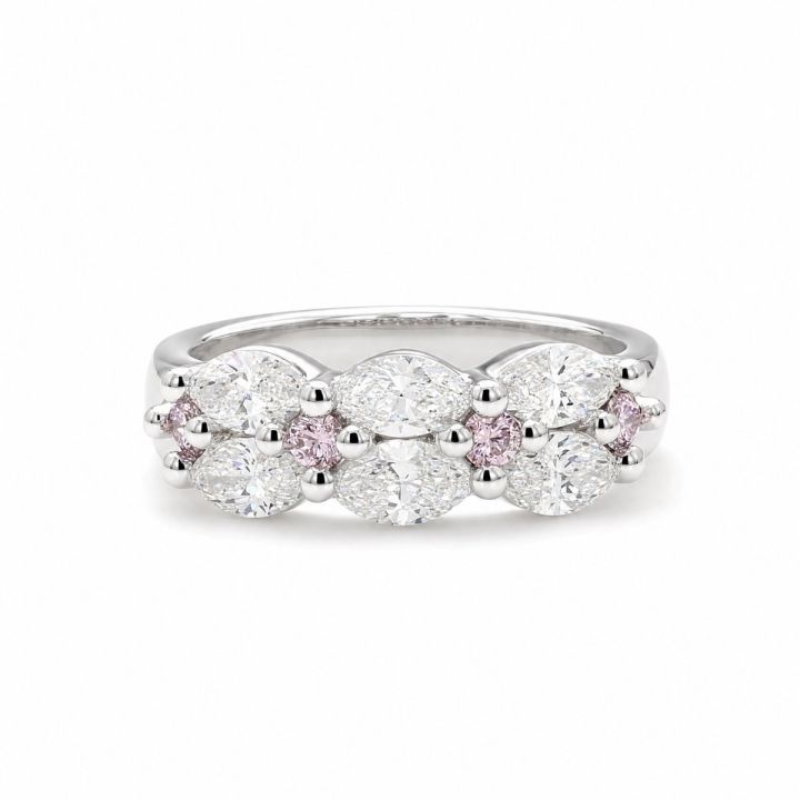 Marquise & Argyle Pink Diamond Ring