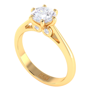 Elegant Solitaire Diamond Engagement Ring