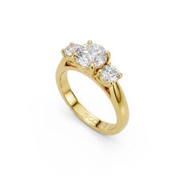 Parklane Band Trilogy Diamond Engagement Ring