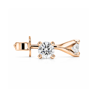 Refined Four Claw Diamond Studs