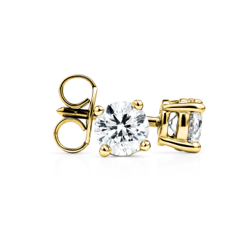 Refined Exceptional Classique Diamond Studs in Four Claw