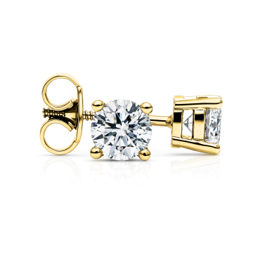 Elegant Exceptional Round Brilliant Diamond Studs