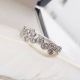 Champagne Bubbles Bezel Set Diamond Ring