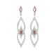 Argyle Pink Diamond Infinity Drop Earrings