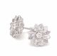 Lotus Flower Diamond Earrings
