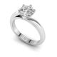 Classic Twist Round Brilliant Solitaire Ring