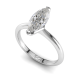 Traditional Marquise Solitaire Diamond Engagement Ring