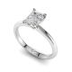 Traditional Radiant Solitaire Diamond Engagement Ring