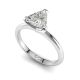 Traditional Trilliant Solitaire Diamond Engagement Ring
