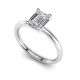 Classic Emerald Solitaire Engagement Ring
