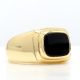 18kt Yellow Gold Gents Black Onyx Ring