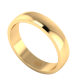 Solid Gold Mens Wedding Ring