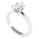 Solitaire Oval Cut Engagement Ring
