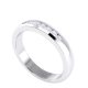 Channel Set Round Brilliant Cut Diamond Wedding Eternity Band