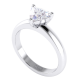 Trilliant Cut Solitaire Diamond Ring