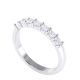 Claw Set Diamond Wedding Eternity Ring