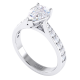 Pear Cut Diamond Engagement Ring
