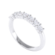 Heart Cut Diamond Wedding Eternity Ring