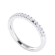 Contemporary Split Claw Diamond Ring