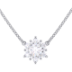 Diamond Flower Pendant Necklace