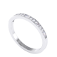 Round Brilliant and Baguette Cut Diamond Ring