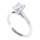 Oval Cut Solitaire Diamond Ring