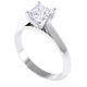 Princess Cut Diamond Solitaire Engagement Ring