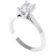 Radiant Cut Solitaire Diamond Engagement Ring