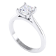 Princess Cut Solitaire Diamond Engagement Ring