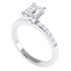 Emerald Cut Diamond Ring