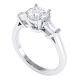 Tapered Baguette Cut Diamond Engagement Ring