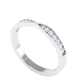 Crossover Diamond Eternity Wedding Ring