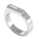 Long Baguette Gents Ring