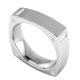 Baguette Diamond Mens Ring