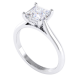 Princess Cut Diamond Solitaire Engagement Ring